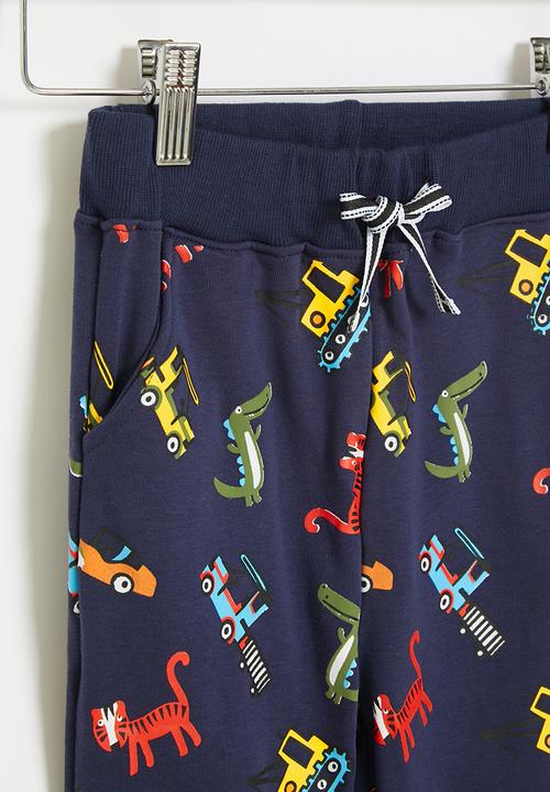 Pop Candy - All over printed jogger - navy