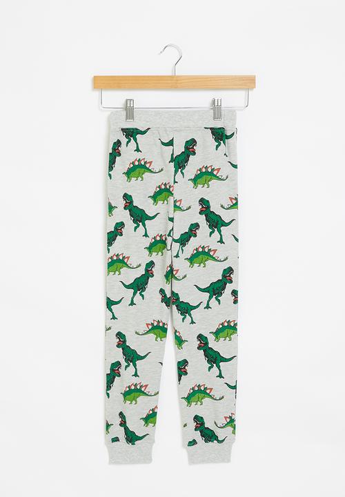 Pop Candy - All over printed jogger - grey melange