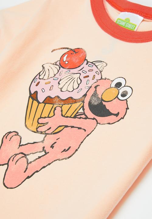 Cotton On - Ruby short sleeve pyjama set license - peach