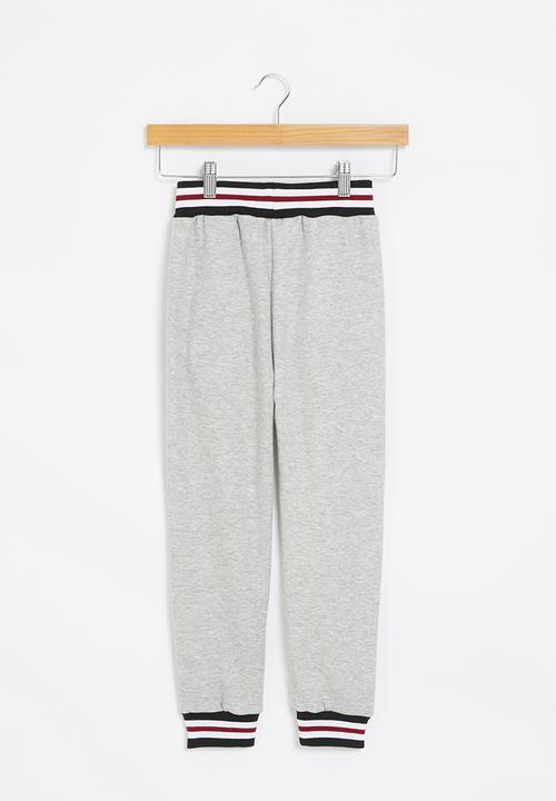 Pop Candy - Jogger with elastic trims - grey melange