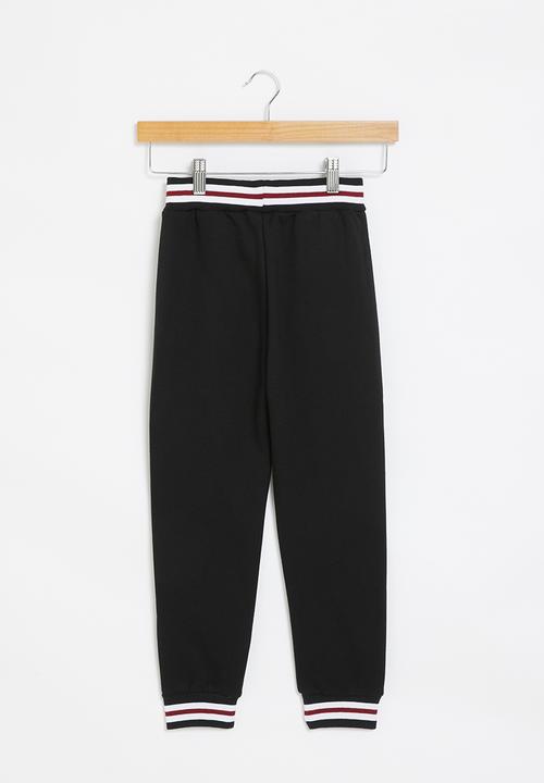 Pop Candy - Jogger with elastic trims - black