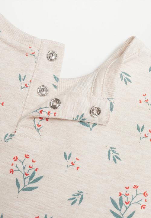 MANGO - Sweatshirt floras - sand