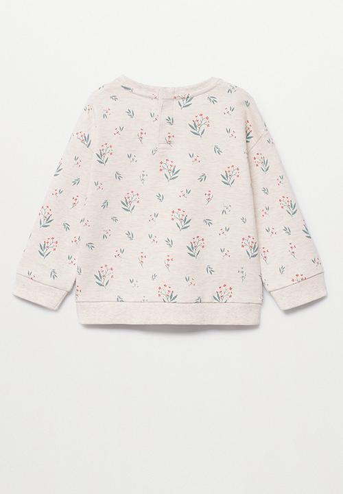 MANGO - Sweatshirt floras - sand