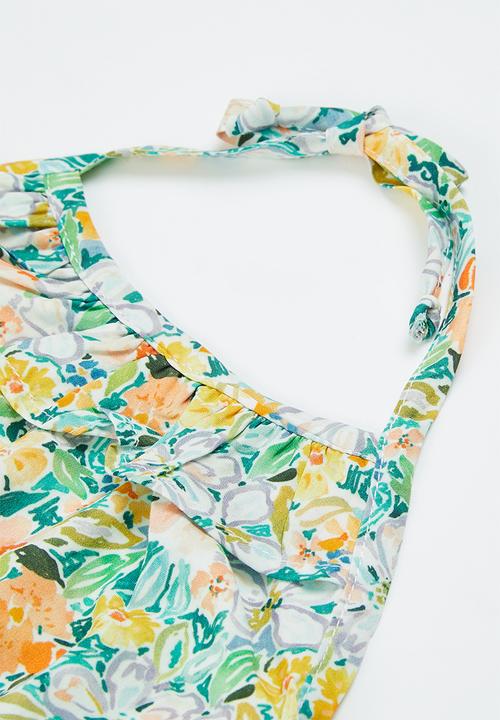 Sticky Fudge - Open back romper - multi