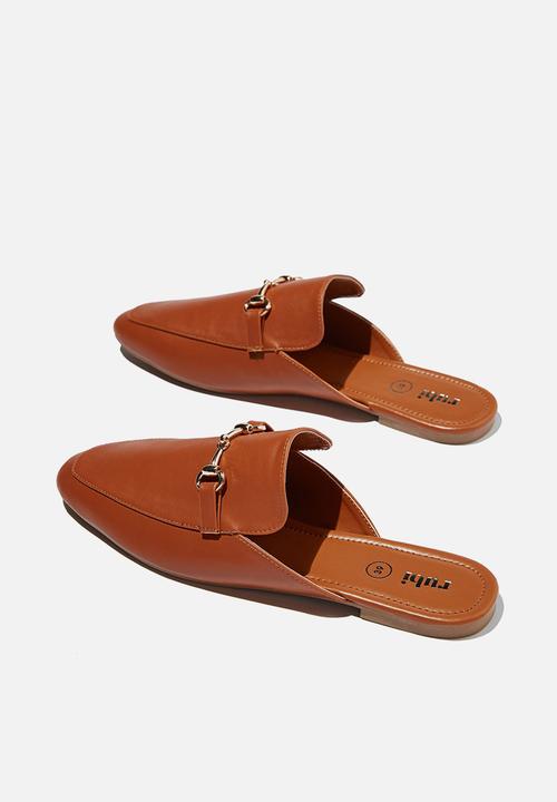 Cotton On - Eva loafer mule - ginger tan pu