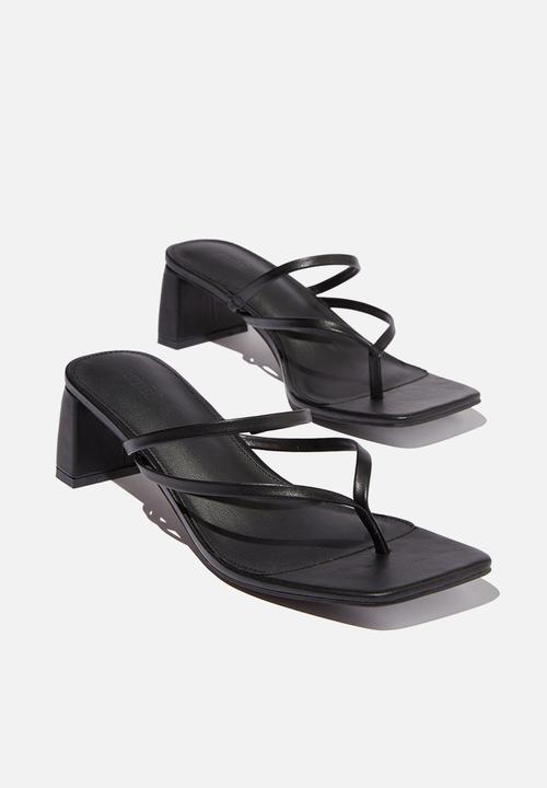 Cotton On - Hazel flip flop mule - black