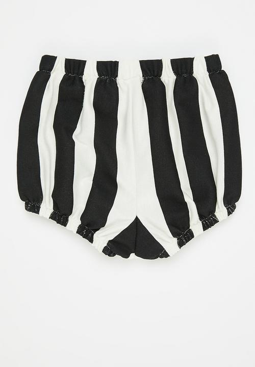 Sticky Fudge - Diaper cover - black & white