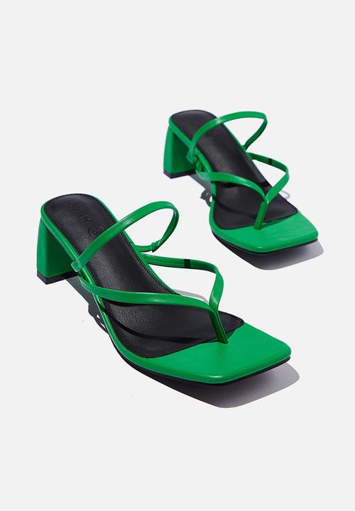 Cotton On - Hazel flip flop mule - vibrant green pu