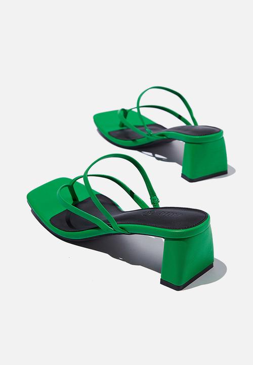 Cotton On - Hazel flip flop mule - vibrant green pu