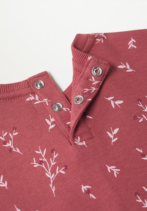 MANGO - Sweatshirt floras - pink