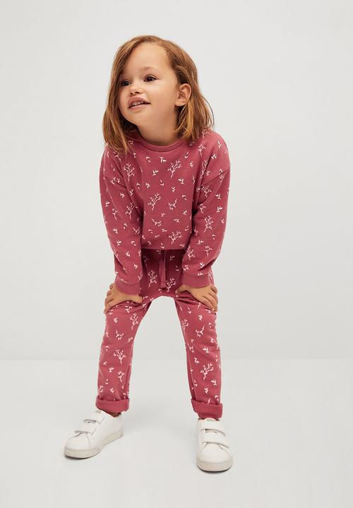 MANGO - Sweatshirt floras - pink