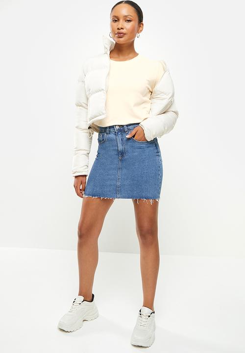 dailyfriday - Slim fit crew neck knit - off white