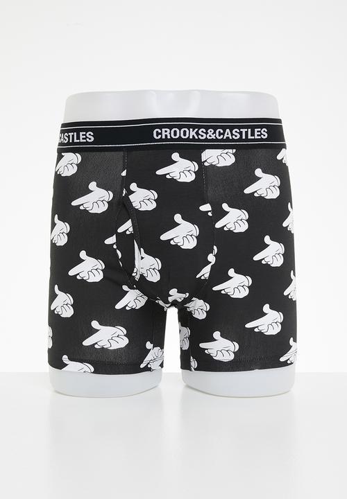 Crooks & Castle - 2 Pack airgun boxers - black