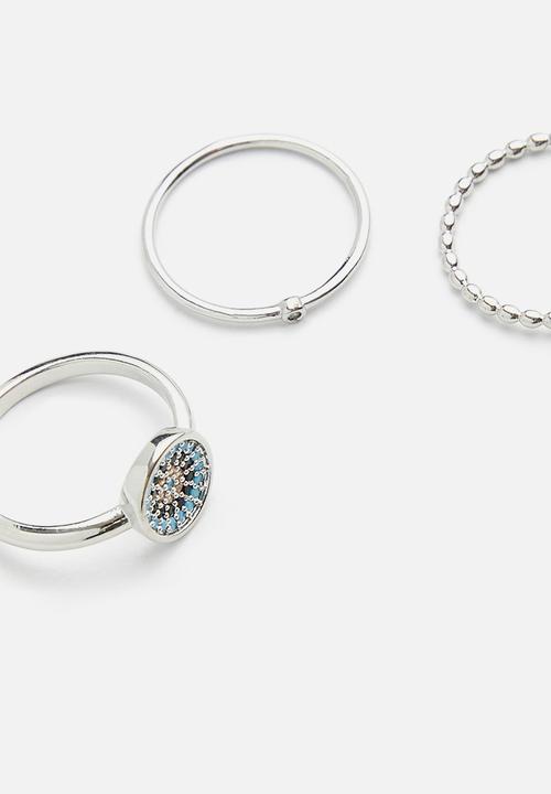 ALDO - Erosean rings - blue