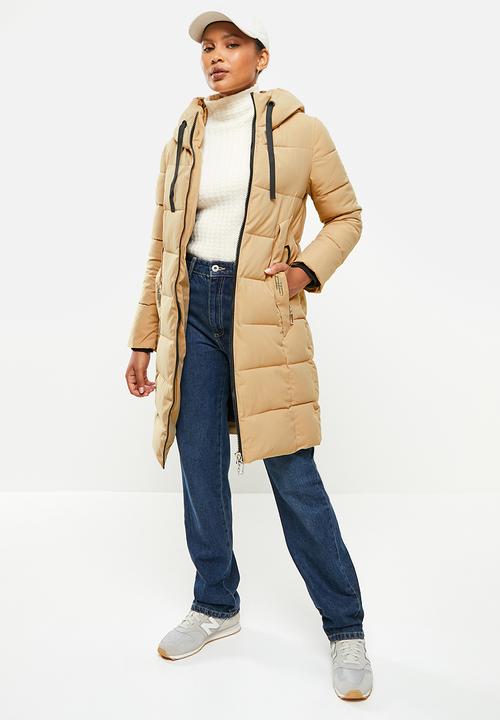 dailyfriday - Longer length puffer - stone