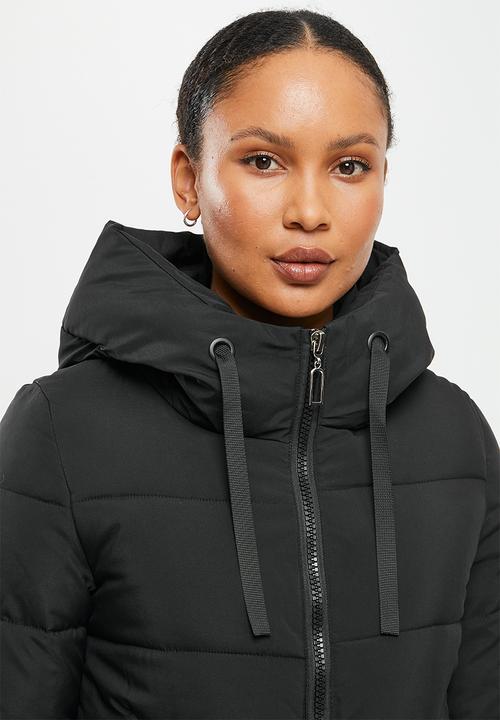 dailyfriday - Longer length puffer - black