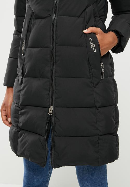 dailyfriday - Longer length puffer - black