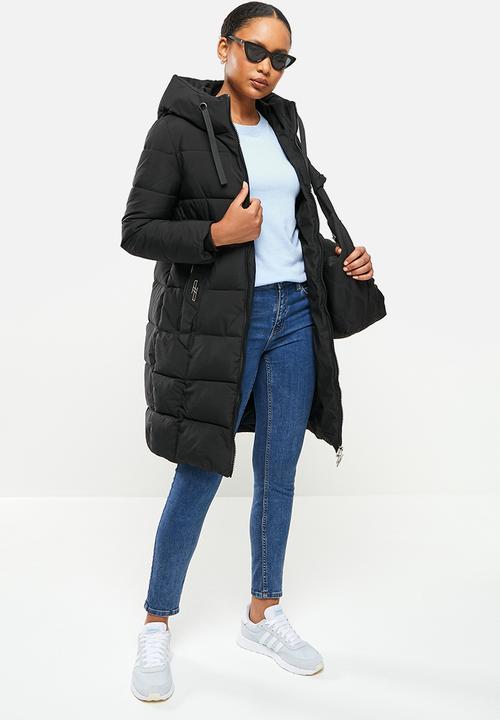 dailyfriday - Longer length puffer - black