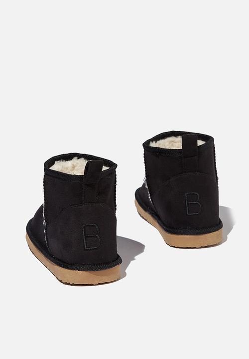 Cotton On - Body super cropped home boot - black