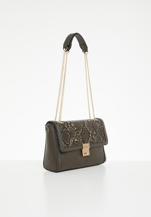 GUESS - Huntsville crossbody flap - brown