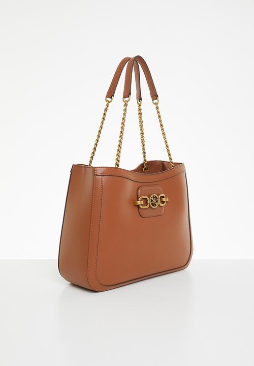 GUESS - Hensely girlfriend tote - whiskey