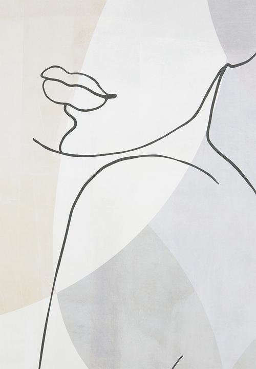 Sixth Floor - Minimalist single line art - set of 2