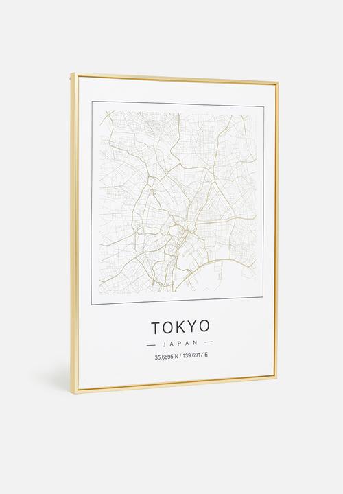 Sixth Floor - Tokyo, Japan Aerial View - gold