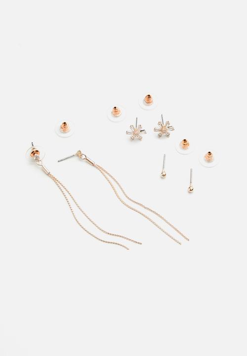 ALDO - Firacan 3 pack - rose gold