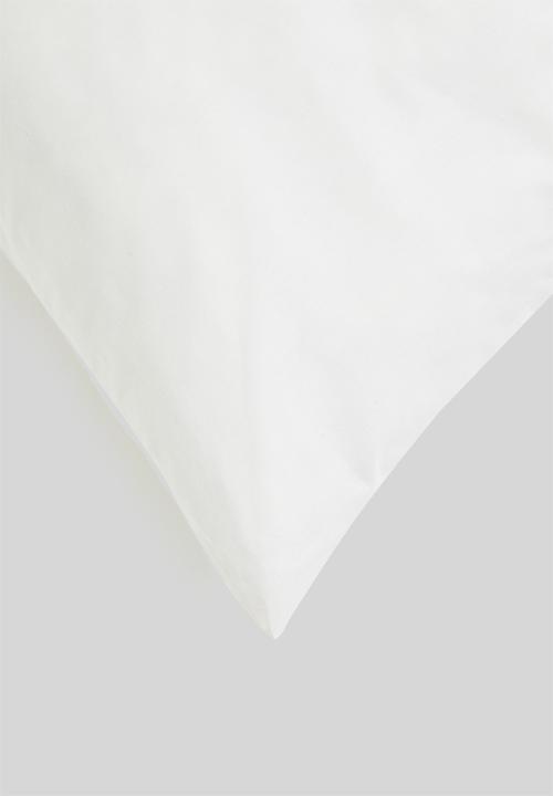Sixth Floor - Hollowfibre king pillow inner - microfibre outer - white 