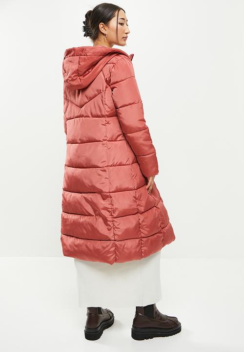 dailyfriday - Hooded puffer - red