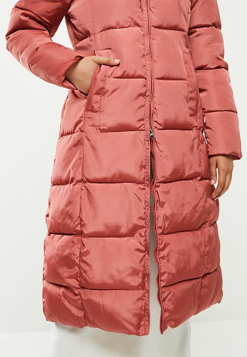 dailyfriday - Hooded puffer - red