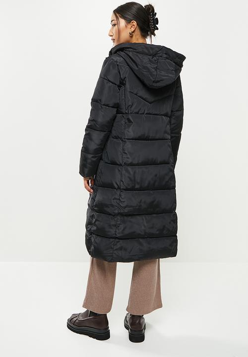 dailyfriday - Hooded puffer - black
