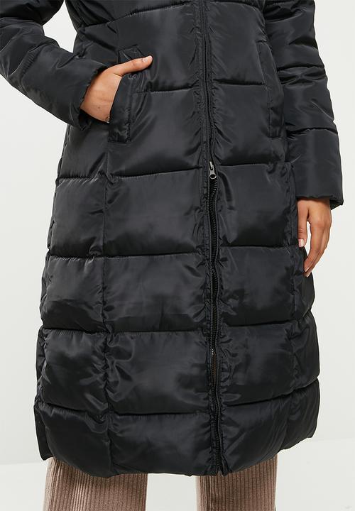 dailyfriday - Hooded puffer - black