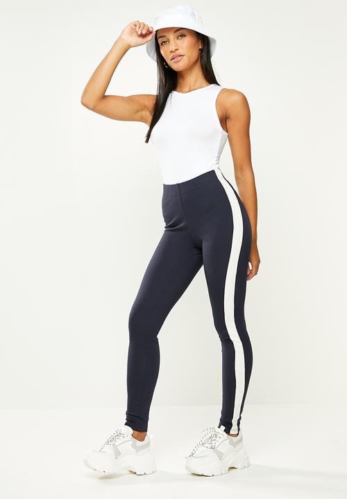Cotton On - Petite panelled legging - navy