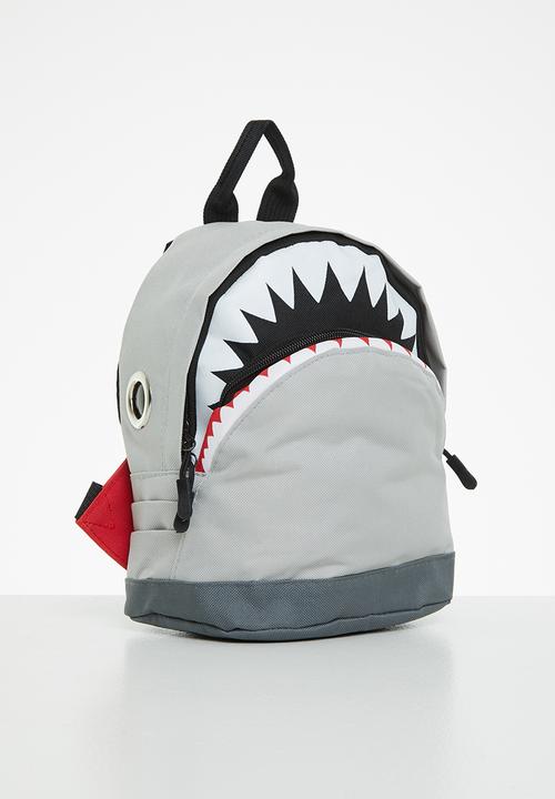 Pop Candy - Boys shark bag - grey