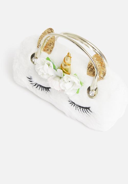 Character Group - Unicorn sunnies and case set - white & gold