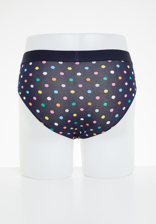 Happy Socks - Dot briefs - navy