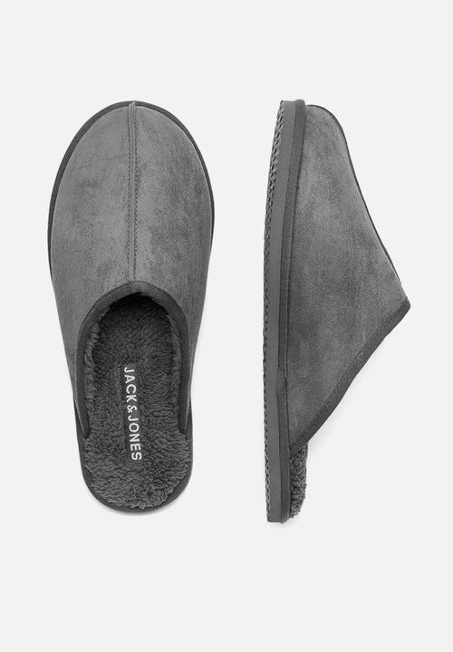 Jack & Jones - Dudley microfiber slipper - grey