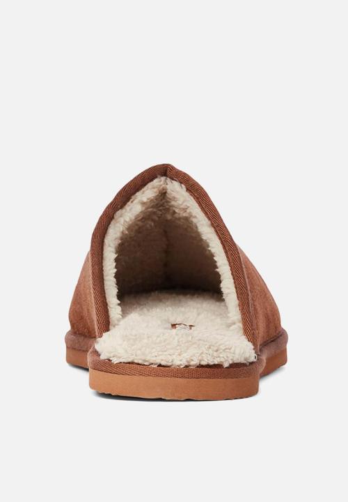 Jack & Jones - Dudley microfiber slipper - almond