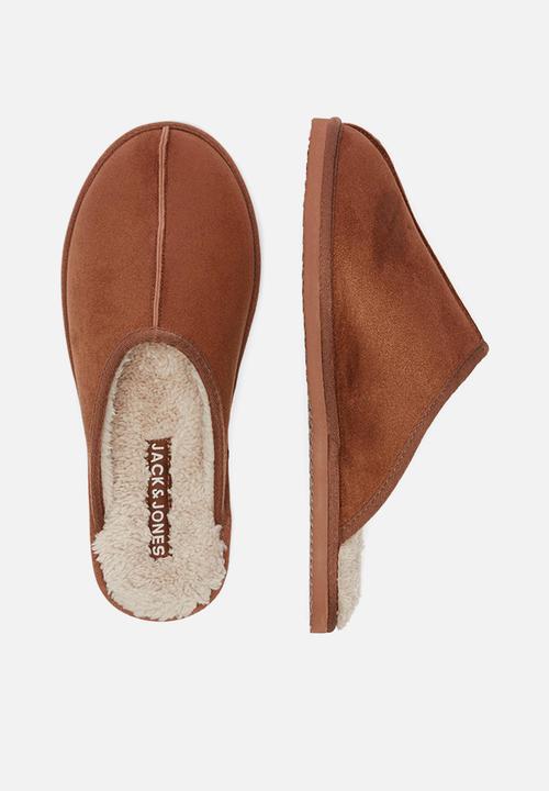 Jack & Jones - Dudley microfiber slipper - almond