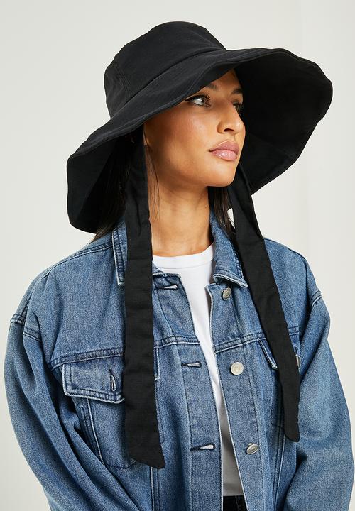 Superbalist - Wide brim sun hat - black
