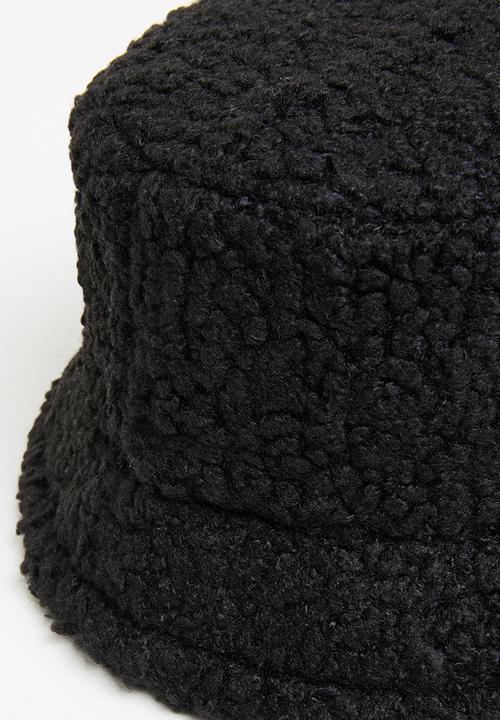 Superbalist - Sherpa bucket hat - black