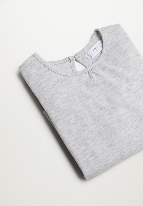 MANGO - T-shirt italy - gray