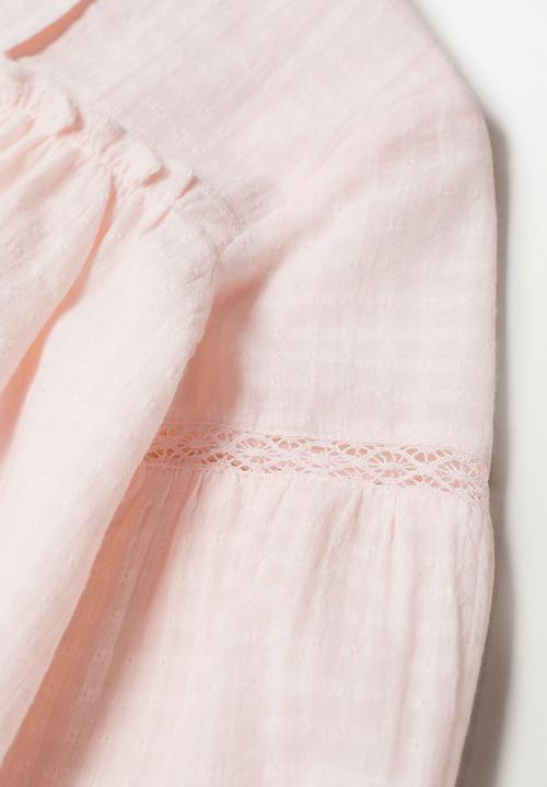 MANGO - Blouse montana - pink