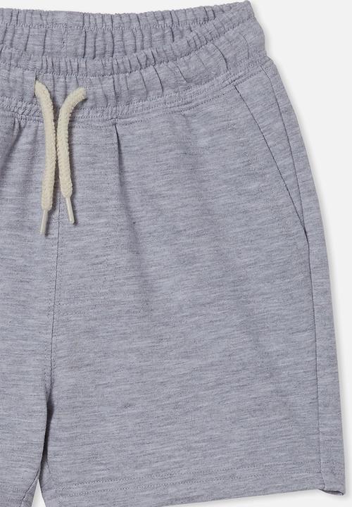 Cotton On - Henry slouch short 60/40 - light grey marle