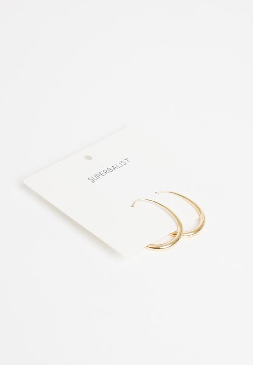 Superbalist - Lola hoop earrings - gold