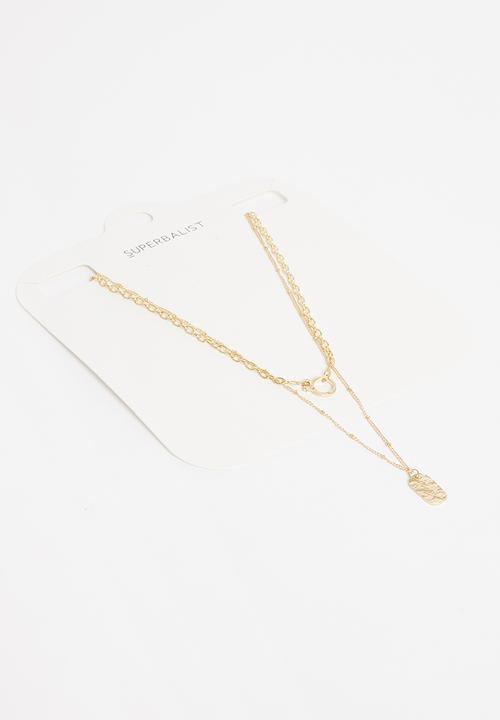 Superbalist - Katie layered necklace - gold