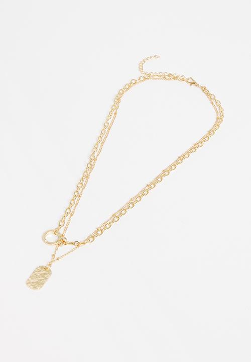 Superbalist - Katie layered necklace - gold