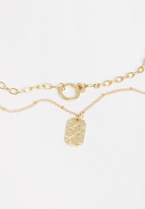 Superbalist - Katie layered necklace - gold