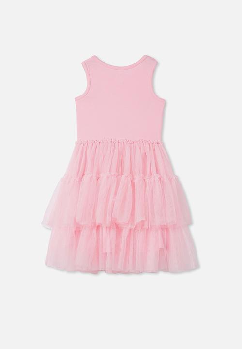 Cotton On - Iris dress up dress - cali pink/tropical floral
